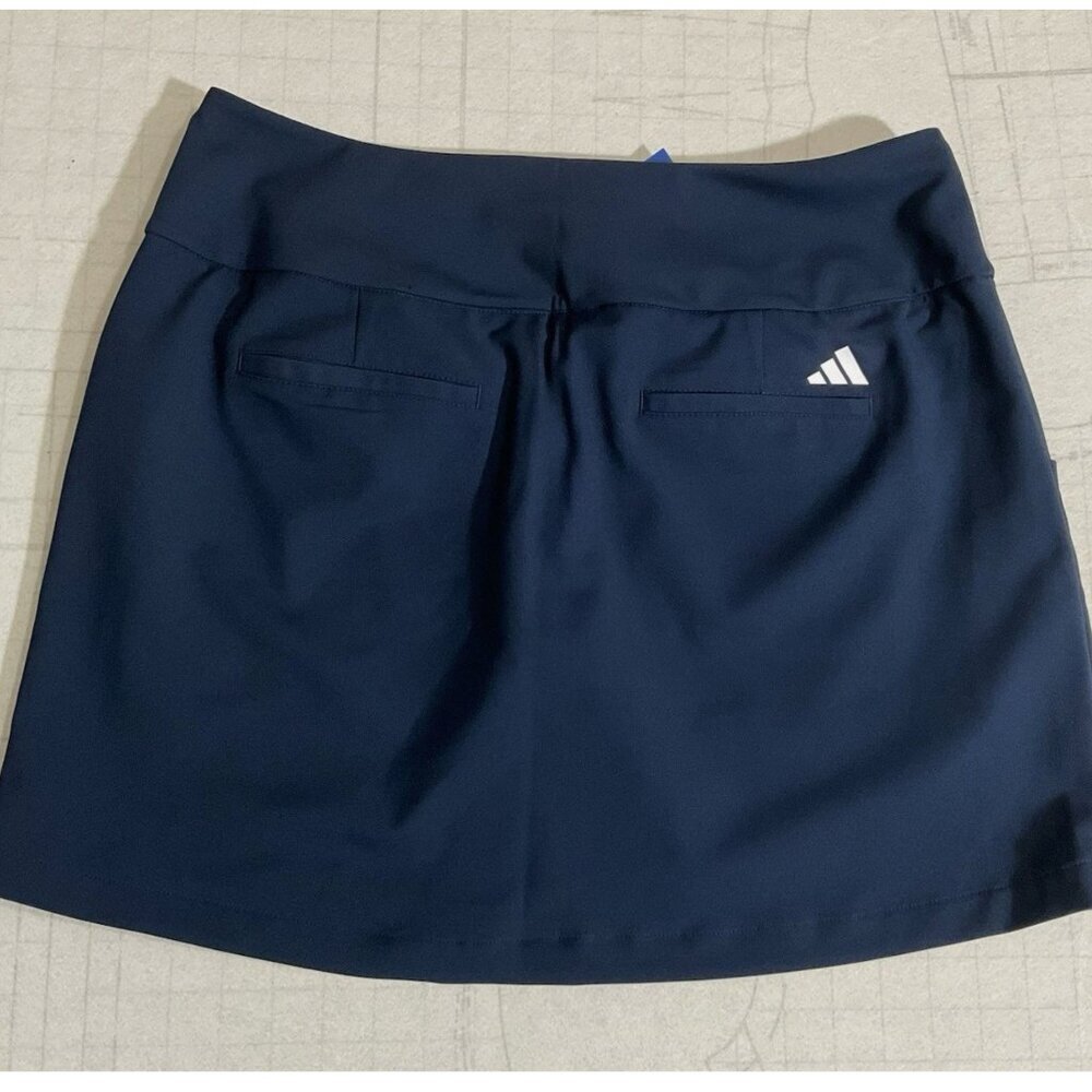 adidas Women's Golf Pull-On Lightweight Skort Blue - Picture 3 of 3